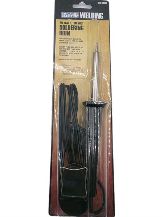 Chicago electric Other - CHICAGO ELECTRIC Welding SOLDERING IRON 30 WATT 120 VOLT NEW SEALED Repair Fix